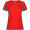 Shanghai Sport T-Shirt für Damen, rot, dunkelblei, S (fällt aus wie XS)