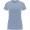 Capri T-Shirt für Damen, zen blau, S (fällt aus wie XS)