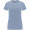 Capri T-Shirt für Damen, zen blau, S