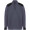 Maverick Pullover für Herren mit halbem Reißverschluss, 280 g/m2, blei, schwarz, S