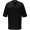 Panacea Kurzärmeliges Arbeitshemd, 160 g/m2, unisex, schwarz, XS