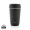 Topl-Becher aus rec. Kunststoff mit 360-Grad-Deckel 354ml, grau