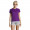 SPORTY WOMEN SPORTY DAMENT-SHIRT  140g, L, dunkelviolett