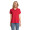 PULSE DAMEN POLO, L, rot