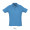 SUMMER II MEN Polo 170g, L, wasserblau