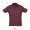 SUMMER II MEN Polo 170g, L, burgund
