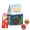 Standbodenbox, Lindt Minikugeln und Weihnachtsmann