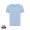 IQONIQ Yala Damen T-Shirt aus recycelter Baumwolle, sky blue