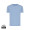 IQONIQ Brett T-Shirt aus recycelter Baumwolle, light heather blue