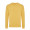 IQONIQ Zion Rundhals-Sweater aus recycelter Baumwolle, ochre yellow