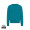 IQONIQ Kruger Relax-Rundhals-Sweater aus recycelt. Baumwolle, verdigris