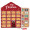 Täfelchen-Adventskalender "Haus" Eco, Alpenmilch Schokotäfelchen