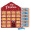 Täfelchen Adventskalender "Haus" ECO, share Napolitain