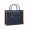 VINGA Bosler Büro-Tasche aus RCS recyceltem Canvas, navy blau