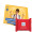 Werbekarte Midi, Ritter SPORT Mini Marzipan