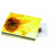 Klappkärtchen Sonne, 90 x 60 mm, Zwergsonnenblume
