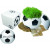 Präsentpackung Fußball, Zimmerrasen, 1-4 c Digitaldruck
