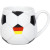 KÖNITZ Porzellan Tasse KC143 Fußball Deutschland