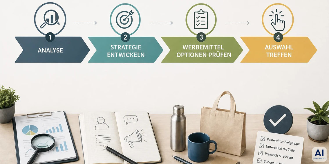 Werbemittel-Strategie: Von der Analyse zur Auswahl Werbemittel-Strategie