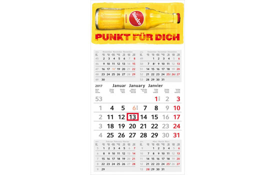 5 Monatskalender mit Logo