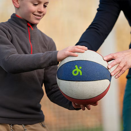 Bälle mit Firmenlogo