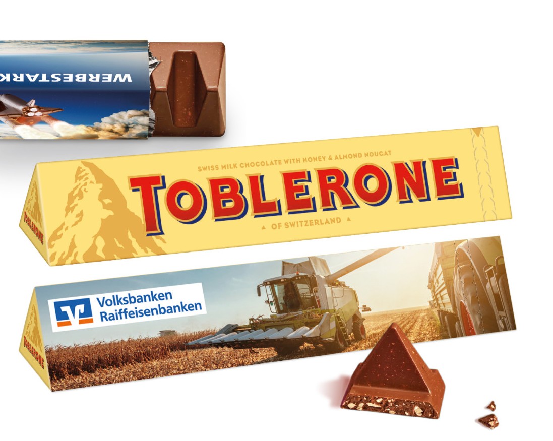 Toblerone als Werbegschenk