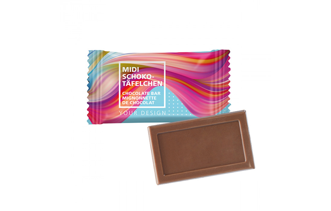 Schokolade mit Logo als Werbegeschenk