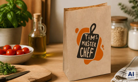 Papiertaschen mit Logo